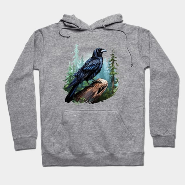 Raven Forest Hoodie by zooleisurelife